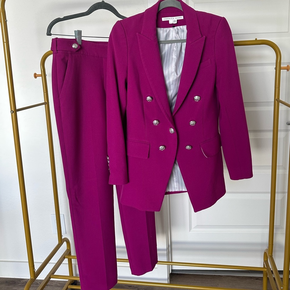 Veronica Beard Full Suit Blazer Jacket and Pants